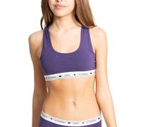 Athena Fille Ultra Doux Soutien-Gorge, Violet/Blanc, 10 Ans EU
