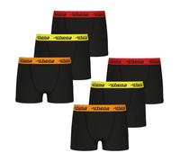Lot de 6 boxers ecopack trio choc noir, rouge, jaune 14A