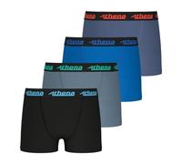 Athena Garçon My Petits Prix Lc27 Boxer, Noir/Gris/Bleu/Marine, 12 Ans EU