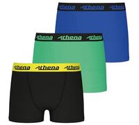 Athena Garçon Trio Choc Lf87 Boxer, Noir, 14 Ans EU