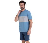 Athena Homme Chic 7p75 Ensemble De Pijama, Ciel/Gris/Encre, XXL EU