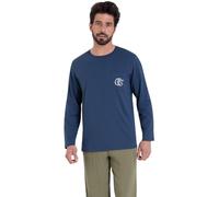 Pyjama long col rond homme Easy coton Athena multicolore XL