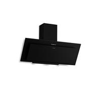 Athena Hotte aspirante inclinée 90 cm mode évacuation et recyclage 404 m³/h 56 W Noir