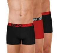 Athena LH31 sous-vêtement, Noir C. Rouge/Rouge C. Grise/Noir C. Rouge, M Homme
