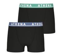 Athena - Lot de 2 Boxers Garçon Easy Color - Doux et Extensible - Coton Stretch - Label Oeko-TEX® Standard 100