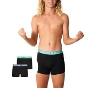 Athena - Lot de 2 Boxers Garçon Easy Color - Doux et Extensible - Coton Stretch - Label Oeko-TEX® Standard 100