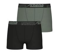 Athena - Lot de 2 Boxers Garçon Ecopack Sport - Doux et Extensible - Coton Stretch - Label Oeko-TEX® Standard 100