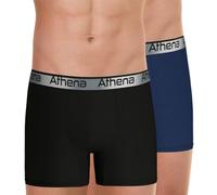 Athena - Lot de 2 Boxers Homme 720 Adjust - Boxers Longs, Microfibre Respirante, Confort et liberté de Mouvement - Label Oeko-TEX® Standard 100 - Coupe Ergonomique