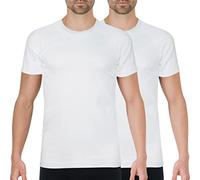 Athena - Lot de 2 T-shirts Homme Col Rond - 100% Coton Bio - Label OEKO-TEX® standard 100 - Maillots de Corps Hypoallergéniques, Manches Courtes