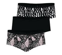 Athena - Lot de 3 Boxers Femme Ecopack Mode - Confort et Naturalité du Coton Stretch Ultra Doux - Label Oeko-TEX® Standard 100
