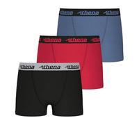 Athena - Lot de 3 Boxers Garçon Ecopack Trio Choc - Doux et Extensible - Coton Stretch - Label Oeko-TEX® Standard 100