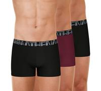 Athena - Lot de 3 Boxers Homme 720 Stretch Micro Taille : 7/3XL - Couleur : Noir-Tanin-Noir