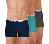 Athena - Lot de 3 Boxers Homme Easy Bio - Boxers Coton Issu de l’Agriculture Biologique, Label Oeko-TEX® Standard 100 et Certification GOTS, Doublure Avant, Confort et Maintien