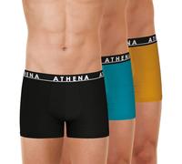 Athena - Lot de 3 Boxers Homme Easy Color - Boxers Coton Stretch Respirant - Label Oeko-TEX® Standard 100 - Coupe Ergonomique - Confort et Maintien Supérieurs