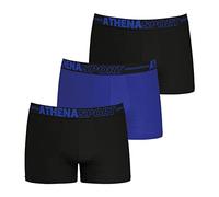 Athena LH31 sous-vêtement, Noir/Bleu/Noir, S Homme