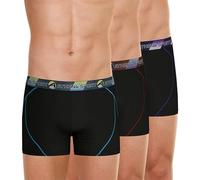 Athena - Lot de 3 Boxers Longs Homme Athena Sport Training Dry - Microfibre Ultra Extensible Respirante, Séchage Rapide - Label Oeko-TEX