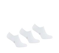 ATHENA - Lot de 3 paires de chaussettes invisibles Eco Pack - Taille : 43/46 - Couleur : Blanc