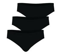 Athena - Lot de 3 Slips Femme Ecopack Basic - Confort et Naturalité du Coton Stretch Ultra Doux - Label Oeko-TEX® Standard 100