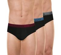 Athena - Lot de 3 Slips Homme Easy Color - Coton Stretch Respirant - Label Oeko-TEX® Standard 100 - Coupe Ergonomique - Évacuation de la Respiration