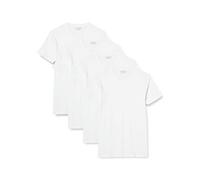 Athena - Lot de 4 Débardeurs Homme Ecopack Col V - 100% Coton - Label OEKO-TEX® standard 100 - Maillots de Corps Sans Couture Côté, Manches Courtes