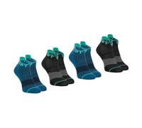 Athena - Lot de 4 Paires de Socquettes Homme Sport Running - Coton et Polyester, Maille Fine et Douce - Anti-irritation et Frottement - Label OEKO-TEX® Standard 100