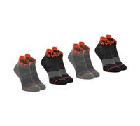 Athena - Lot de 4 Paires de Socquettes Homme Sport Running - Coton et Polyester, Maille Fine et Douce - Anti-irritation et Frottement - Label OEKO-TEX® Standard 100