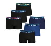 Athena - Lot de 6 Boxers Homme Full Stretch - Taille : 8/4XL - Couleur : Noir-Bleu-Marine