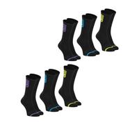 Athena - Lot de 6 Paires Mi-Chaussettes Homme Training Dry - Coton et Polyester, Maille Fine et Douce - Anti-irritation et Frottement - Label OEKO-TEX® Standard 100
