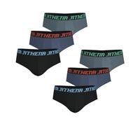 Athena - Lot de 6 Slips Homme Essentiel - Confort et Respirant - Coton Stretch Respirant - Label Oeko-TEX® Standard 100