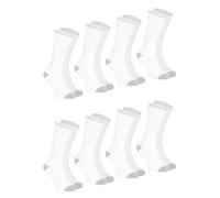 Athena - Lot de 8 Paires de Mi-Chaussettes Homme Ecopack - Coton et Polyester, Maille Fine et Douce - Respirantes, Antichoc, Pointes et Talons Contrastés - Label OEKO-TEX® Standard 100