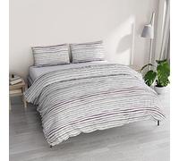 Athena Parure Housse de Couette fabriquée en Italie pour lit Double Sofia Rose