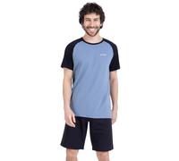 Athena - Pyjama Court Homme - Ecopack Construction - Oeko-TEX® - Construction Manches Courtes + Col O