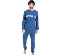 Athena - Pyjama Long Homme - Sportswear - Oeko-TEX® - Sérigraphie Poche + Poitrine - Coupe Jogger Ajustée