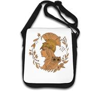 Athena Sac à bandoulière déesse de la sagesse de la Grèce antique Blanc