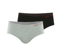 Lot de 2 boxers sans couture fashion gris chiné-noir 10A