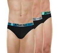 Athena - Slip Homme - Lot de 3 - Sport Odor Control - Oeko-TEX® - Coton Anti-Odeur