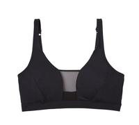 Athena - Soutien-Gorge Femme Tulle - sans Armatures - Microfibre Ultra Douce, Respirante, Extensible - Style Graphique, Transparence - Label Oeko-TEX - Noir, 3 (S)