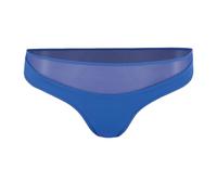 Athena String Femme Graphic Tulle-Microfibre Ultra Douce, Respirante, Légère et Extensible-Style Graphique et Transparence, Kaki Fume, Bleu Titane, M
