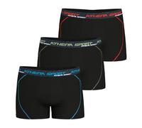 ATHENA Training Dry Boxers Lot de 3, Noir