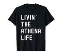 Athena Vivant la Vie de Athena Nom Amusant T-Shirt Graphique avec Valeur