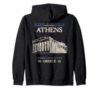 Athènes Acropole Voyage Vintage Sweat à Capuche