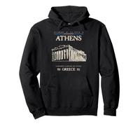 Athènes Acropole Voyage Vintage Sweat à Capuche