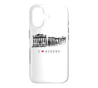 Athènes Acropolis Vintage Skyline Grèce I Love Athens Coque pour iPhone 17