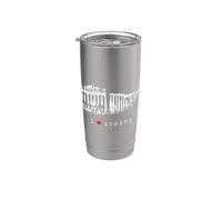 Athènes Acropolis Vintage Skyline Grèce I Love Athens Gobelet isotherme en acier inoxydable double paroi