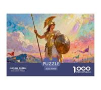 Athènes, Casse-tête De 1000 Pièces, Excellent pour La Concentration Et La Patience, Idéal comme Souvenir Ou Décoration, À Partir De 8 Ans, Mythological Figure, 70x50cm/1000pcs