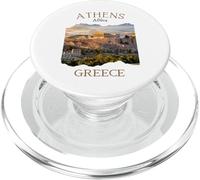 Athènes Grèce Acropole « Athènes » en Vacances en Langue Grecque PopSockets PopGrip pour MagSafe