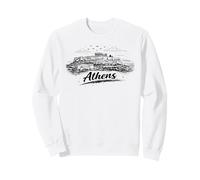 Athènes, Grèce, Acropole, Parthénon Croquis de Voyage Sweatshirt