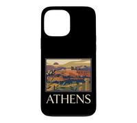 Athènes, Grèce, Acropole, Ville Ancienne, Graphique de Voyage rétro Coque pour iPhone 13 Pro Max