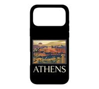 Athènes, Grèce, Acropole, Ville Ancienne, Graphique de Voyage rétro Coque pour iPhone 17 Pro Max