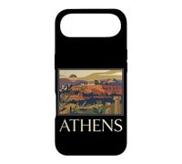 Athènes, Grèce, Acropole, Ville Ancienne, Graphique de Voyage rétro Coque pour iPhone Air